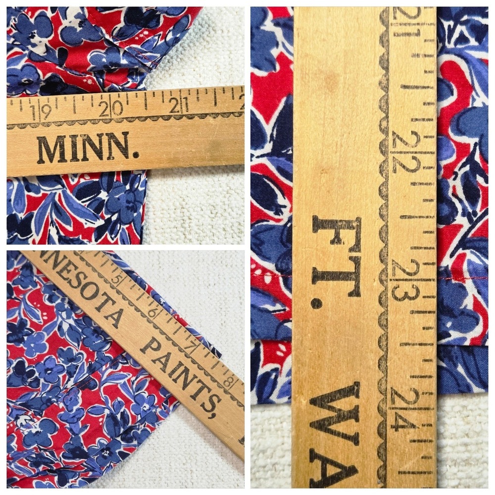 J.Crew Womens Floral Pajama Set Cotton Short Sleeve Top Drawstring Pants Size S - Picture 6 of 10